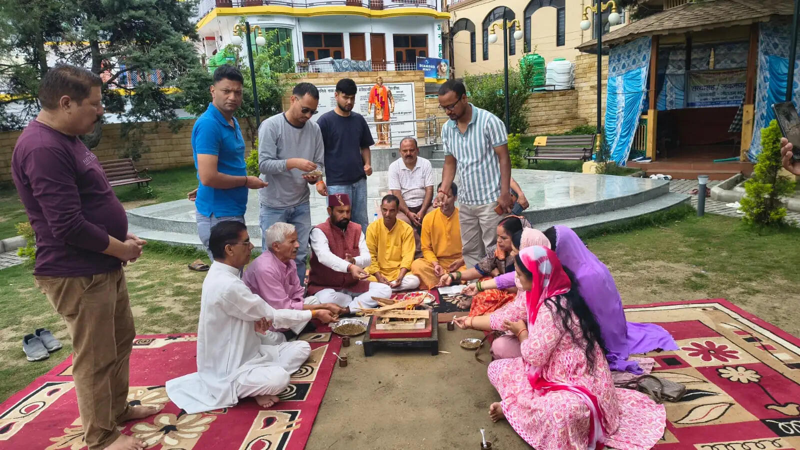 मेडिकल कॉलेज निर्माण को लेकर सुमन पार्क में शुद्धि-बुद्धि यज्ञ
