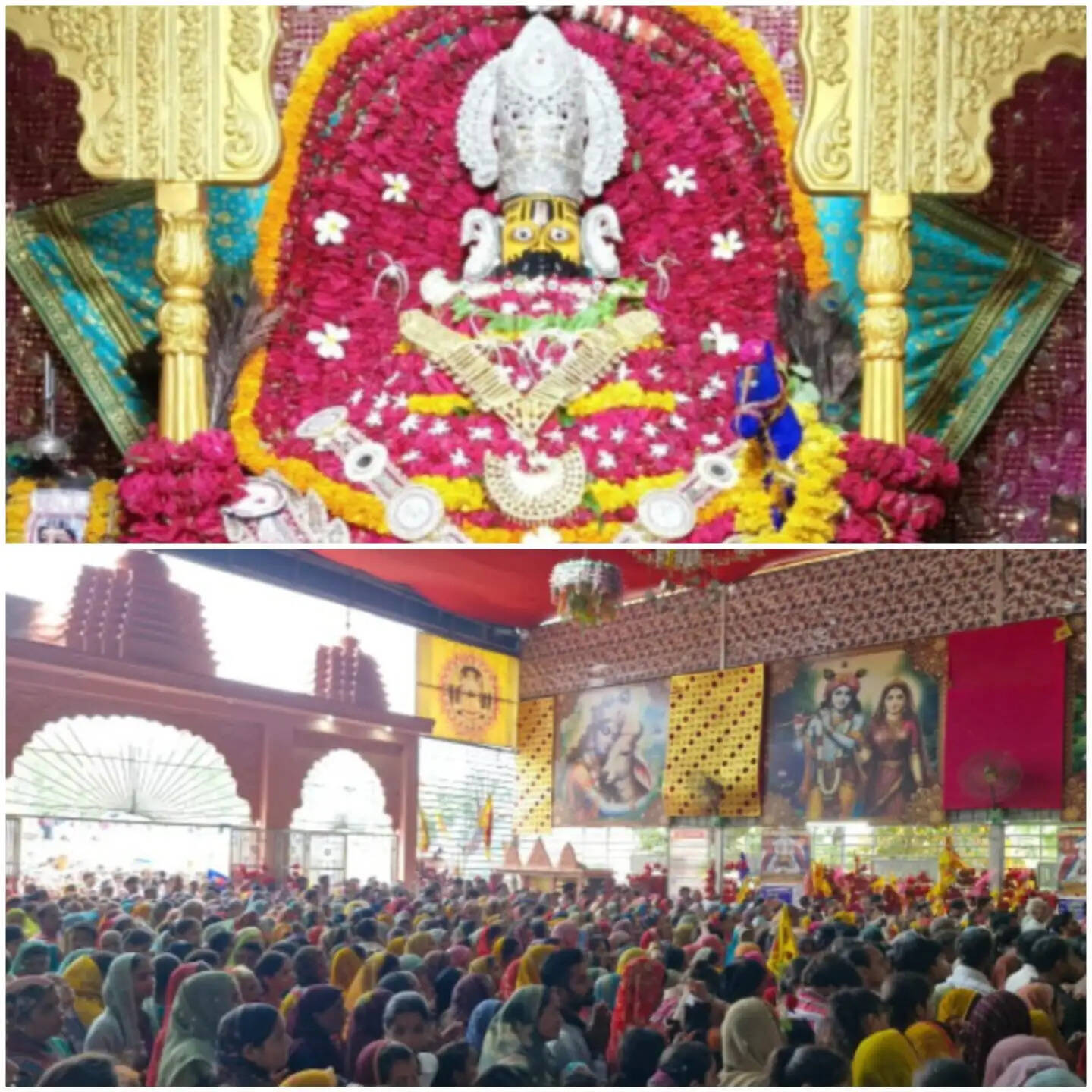 राजगढ़ः देवशयनी एकादशी पर खाटू श्याम मंदिर में उमड़ा आस्था का सैलाब