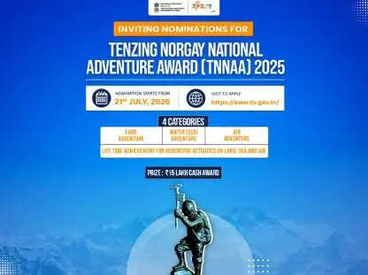 तेनजिंग नोर्गे राष्ट्रीय साहसिक पुरस्कार-2025 के लिए 20 अगस्त तक होंगे ऑनलाइन नामांकन