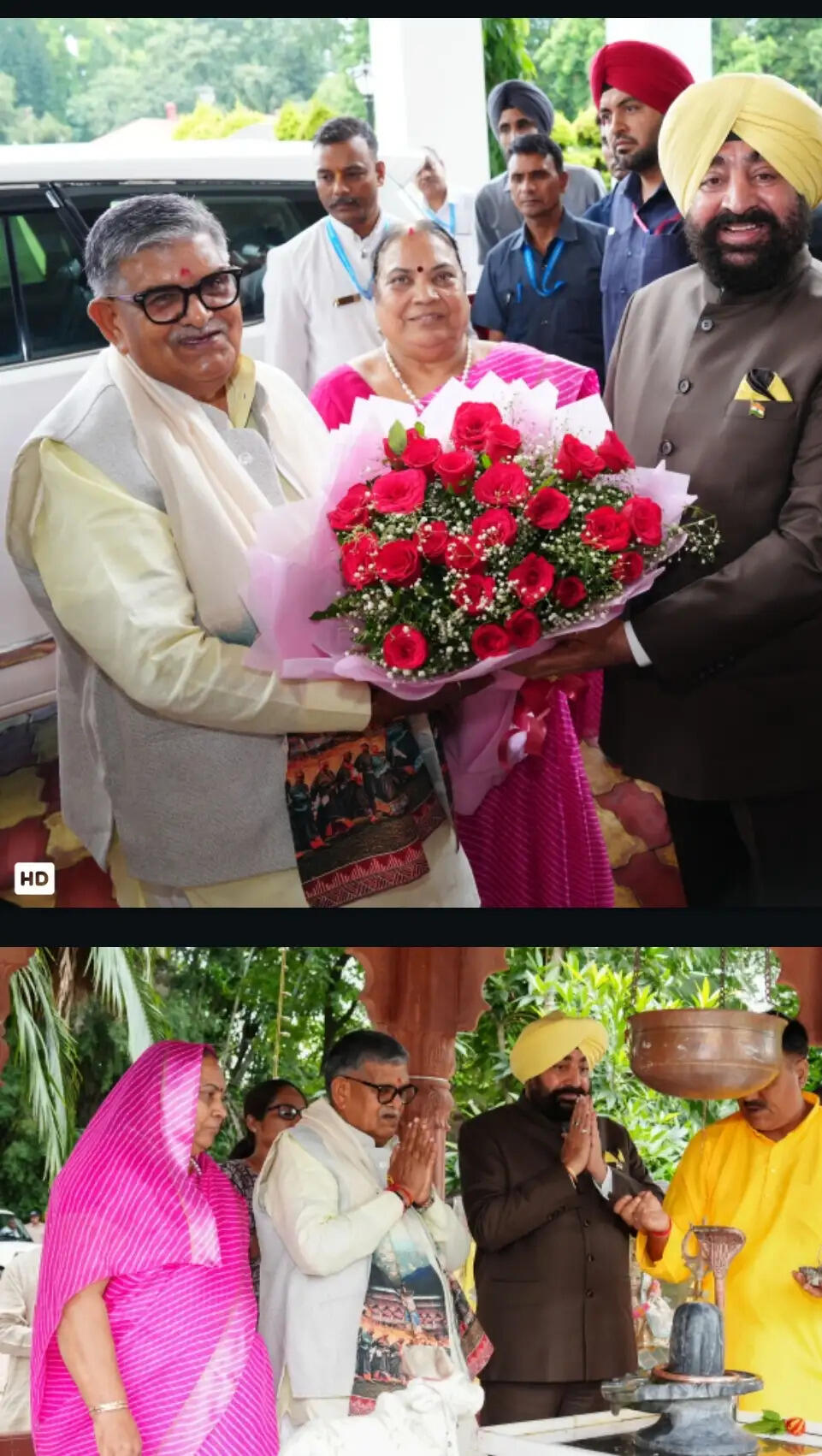 राज्यपाल गुरमीत सिंह से यूकेपीएससी अध्यक्ष और पंजाब के राज्यपाल ने की शिष्टाचार भेंट
