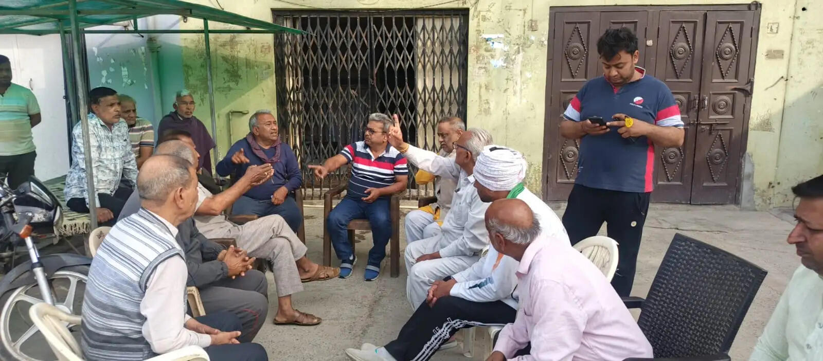 जींद : पुरानी अनाजमंडी में व्यापारी के अपहरण का प्रयास, मचा हड़कंप