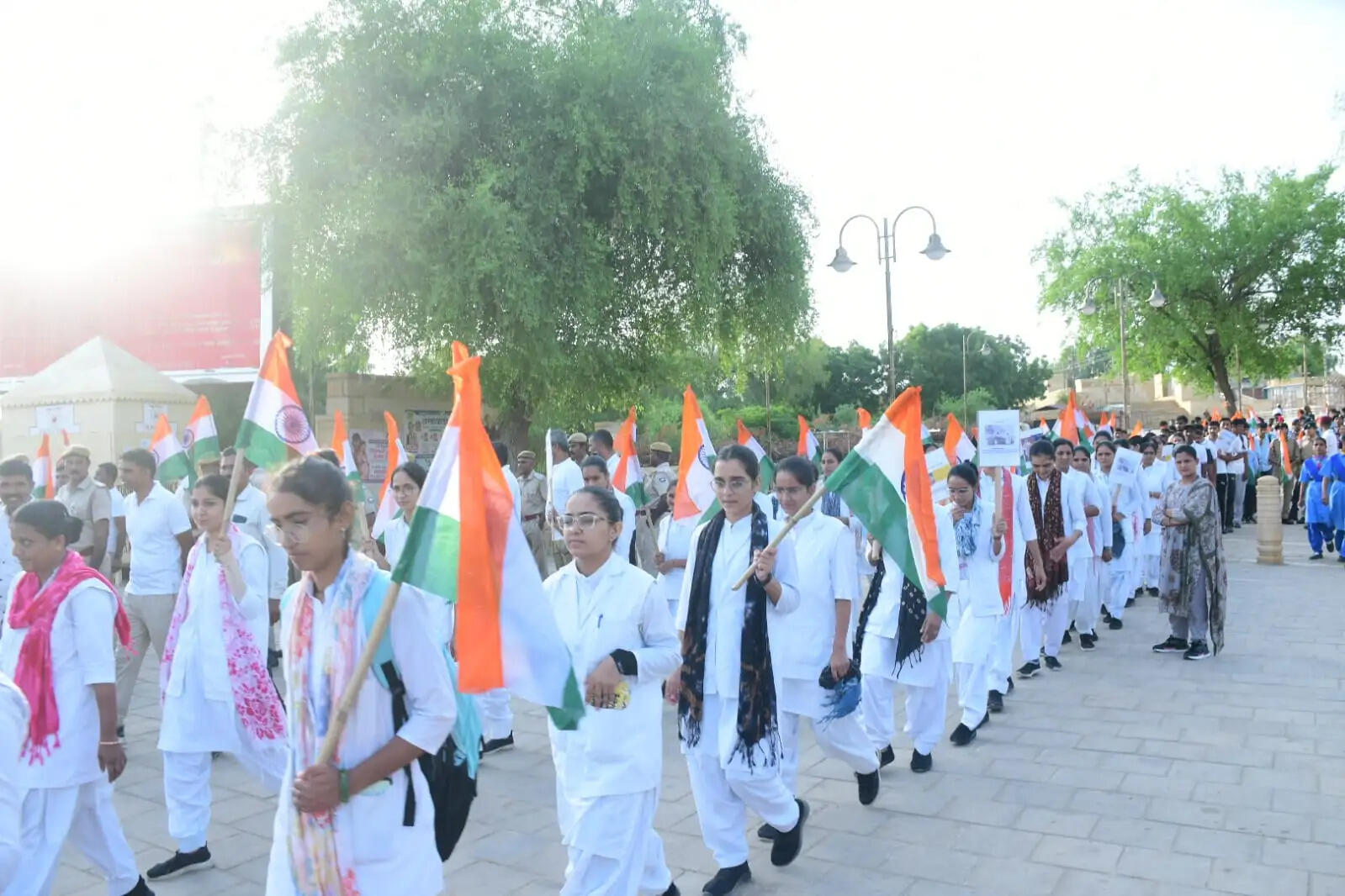जैसलमेर में तिरंगा रैली का शानदार आयोजन