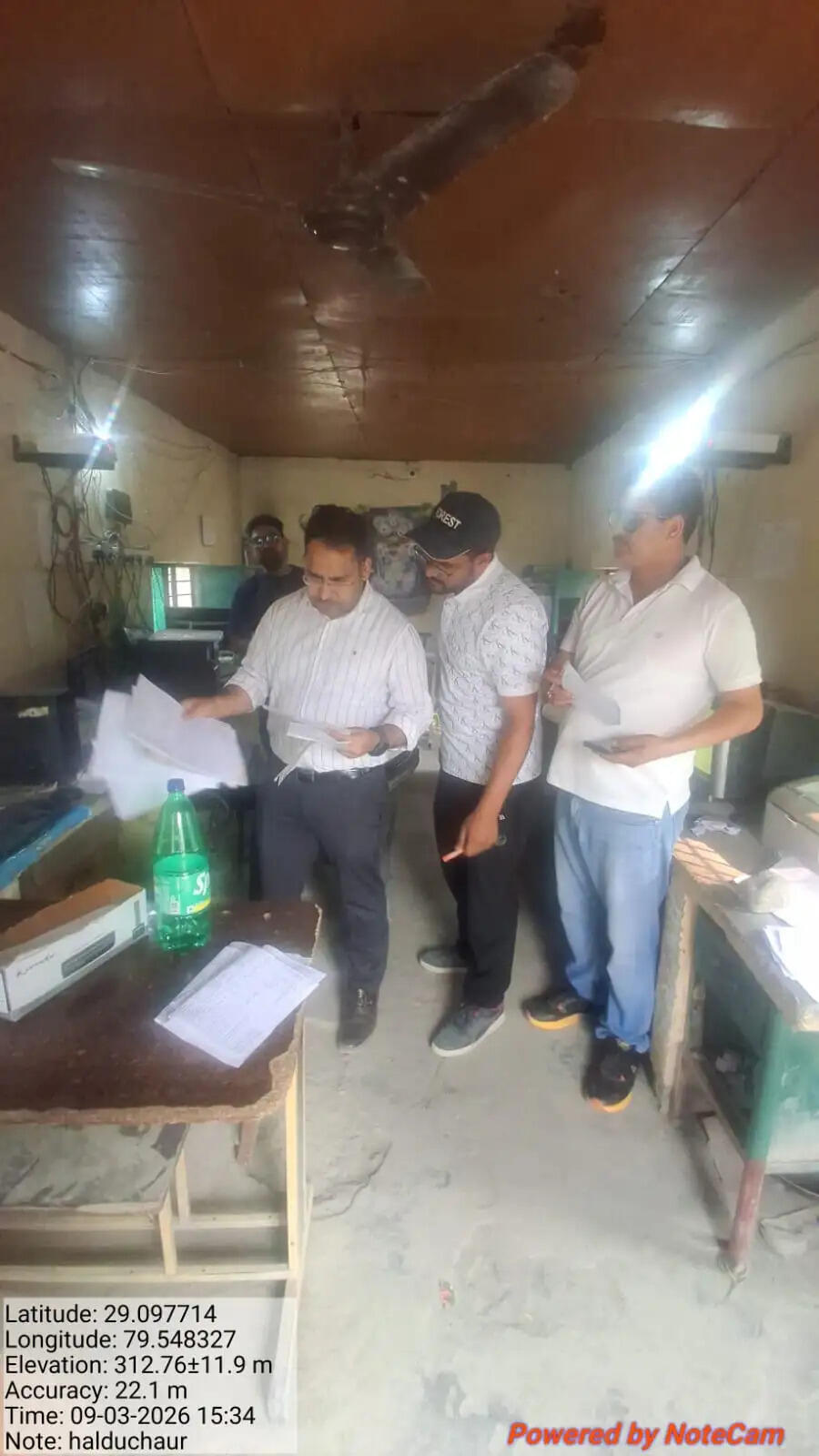 एसडीओ गौला ने किया देवरामपुर खनन गेट का औचक निरीक्षण