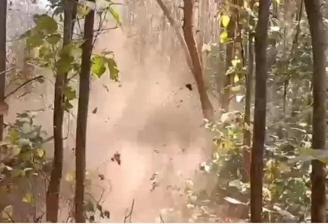 झारखंड में नक्सलियों के आईईडी विस्फोट में कोबरा जवान घायल