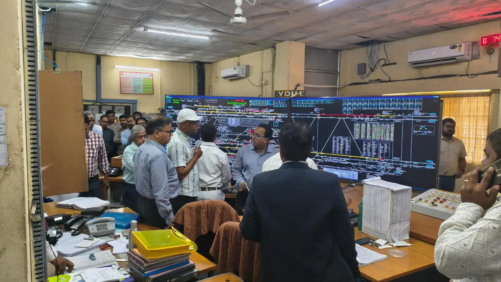 रेलवे सुरक्षा आयुक्त ने संतरागाछी–सांकराइल लिंक लाइन का किया निरीक्षण