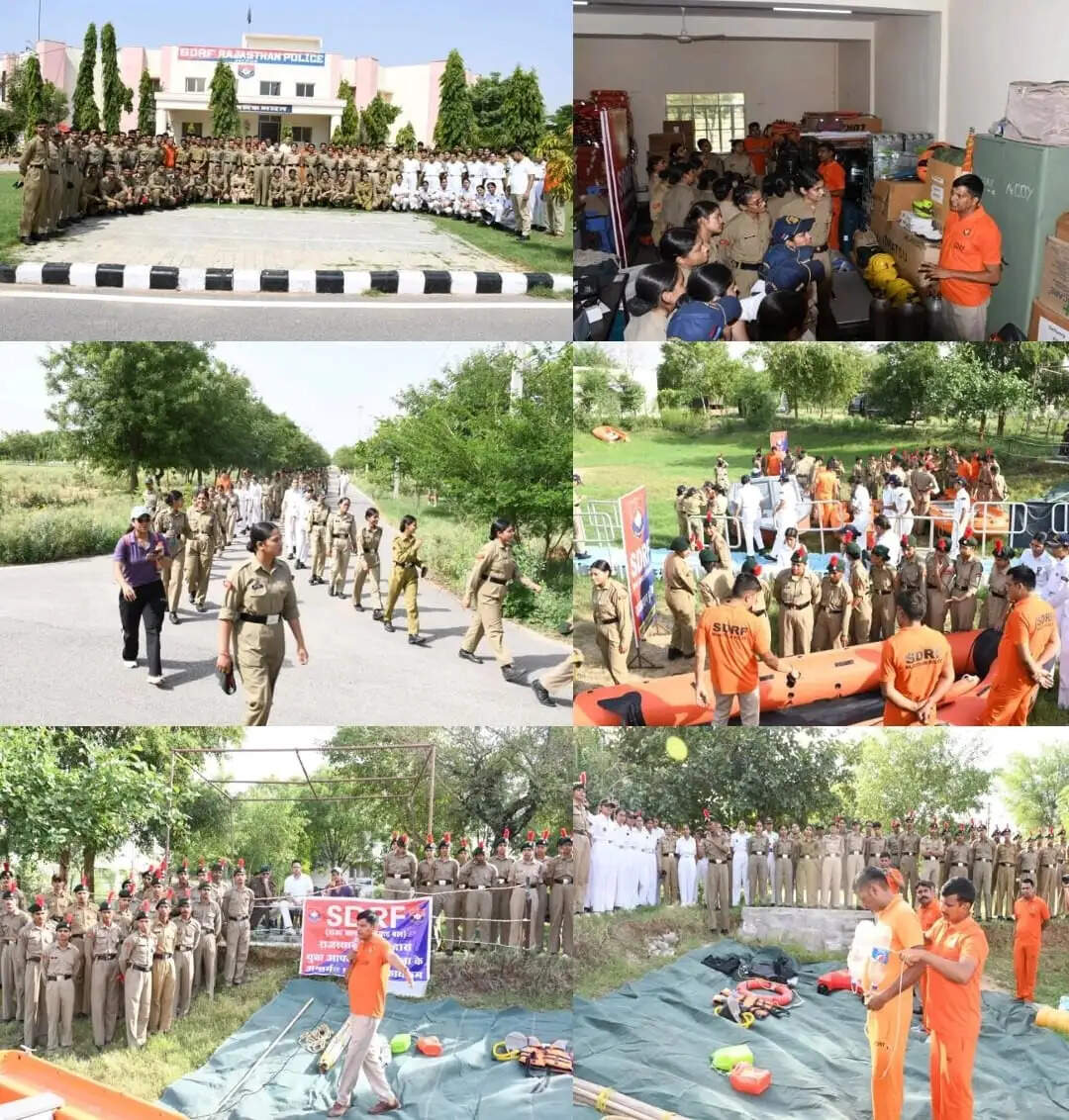एसडीआरएफ जवानों के मुरीद हुए एनसीसी कैडेट्स