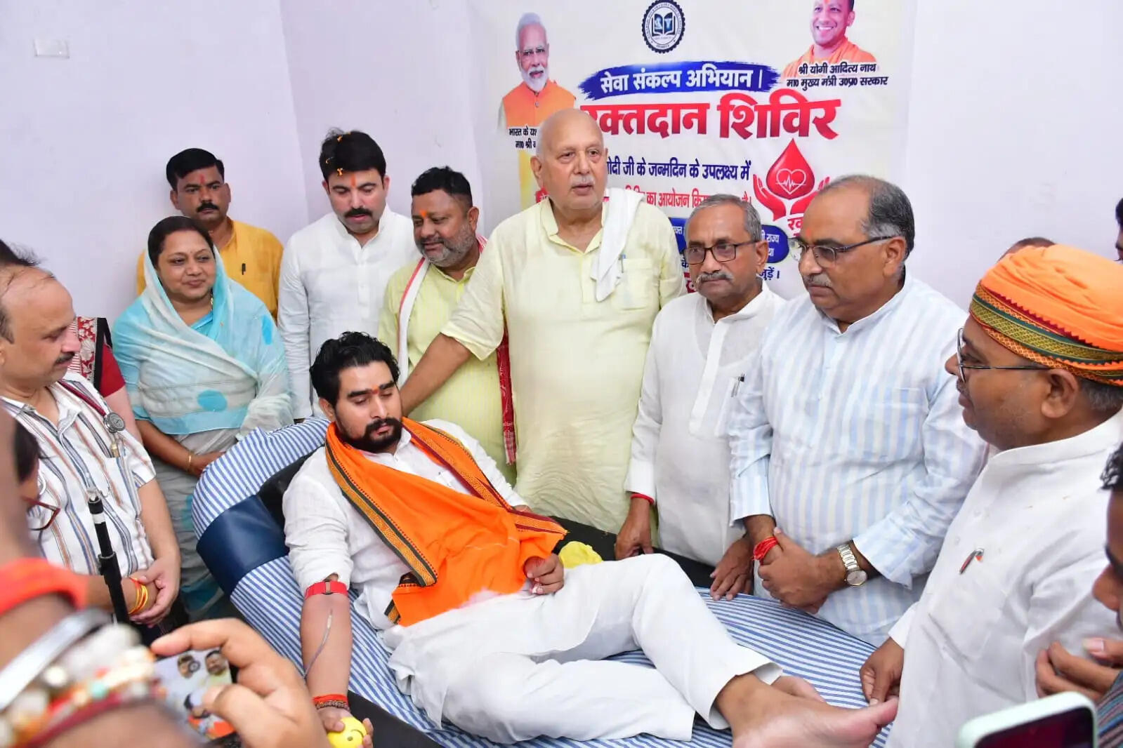 रक्तदान मानव सेवा का महत्वपूर्ण कार्य : सूर्य प्रताप शाही