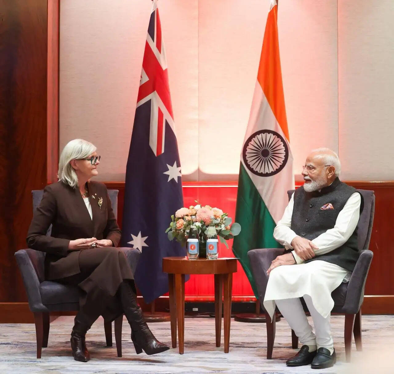 प्रधानमंत्री मोदी ने ऑस्ट्रेलिया की गवर्नर जनरल सैम मोस्टिन से मुलाकात की