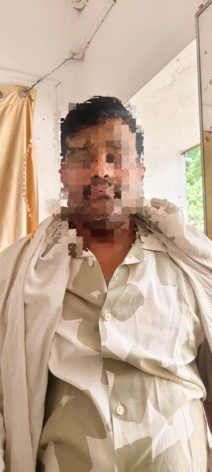 यज्ञ स्थल पर अवैध हथियार के साथ युवक गिरफ्तार देशी पिस्टल व तीन कारतूस बरामद