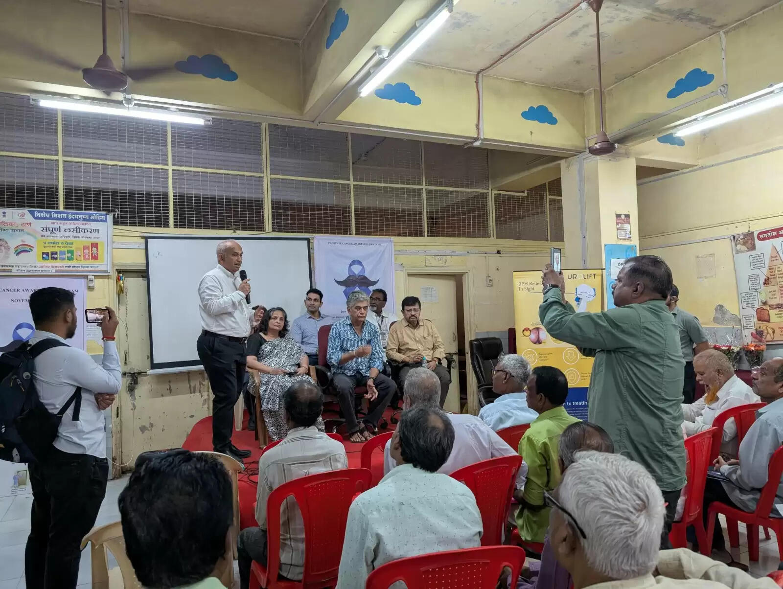 टीएमसी शिवाजी अस्पताल में प्रोस्टेट बीमारी के बारे में जागरूकता शिविर