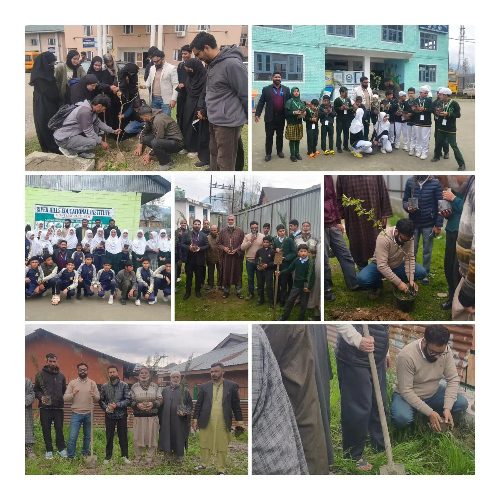 ‘ग्रीन कैंपस फॉर क्लीन एयर’ अभियान के तहत पौधारोपण