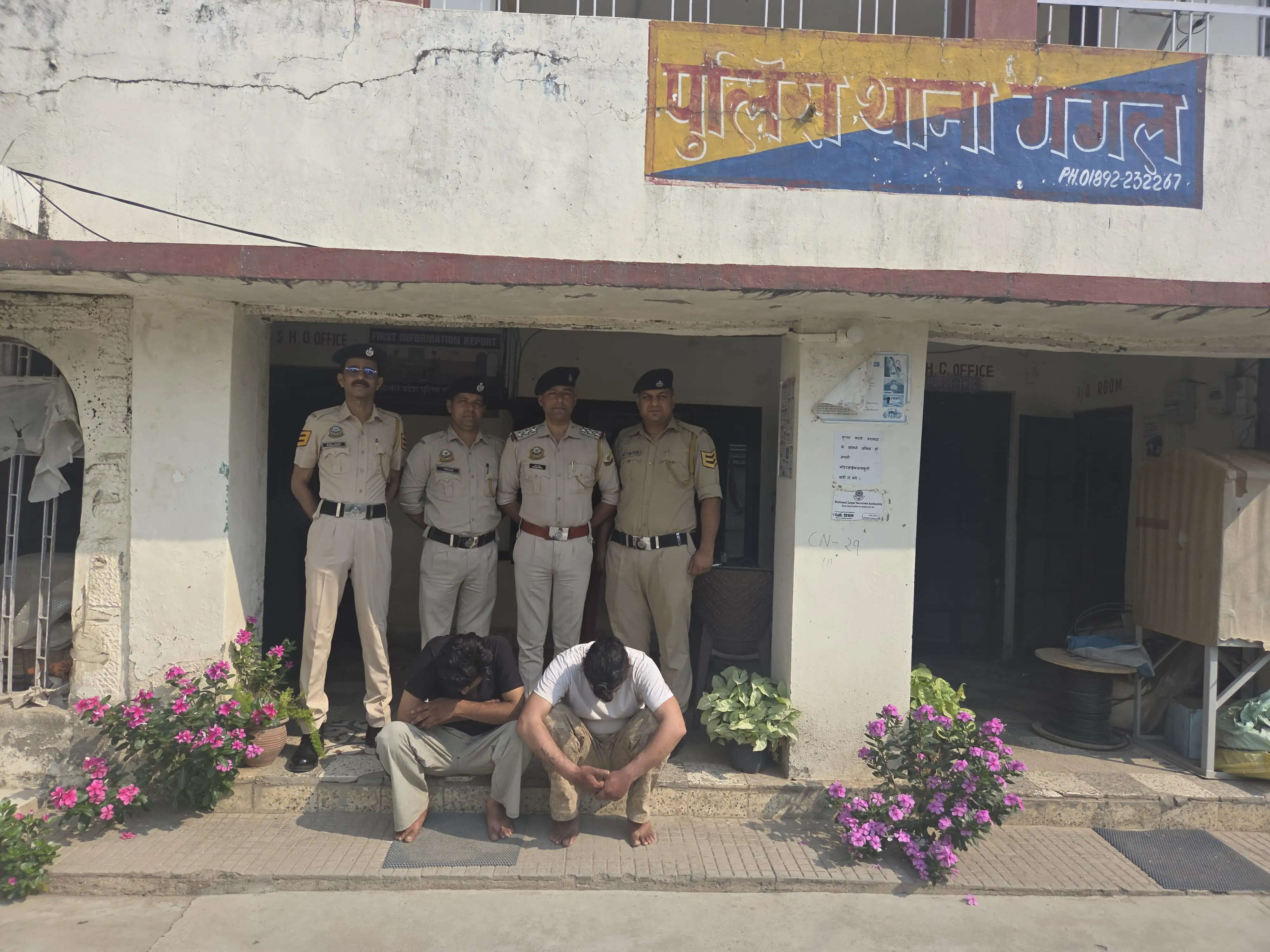पजांब के दो नशा तस्करों से 5.97 ग्राम चिट्टा बरामद, गिरफ्तार