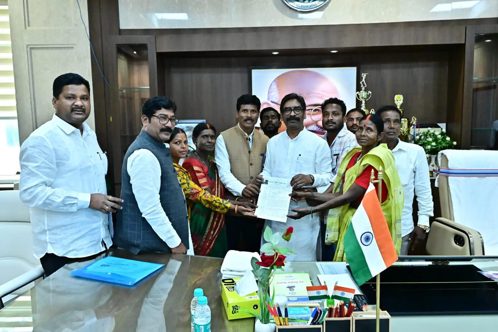 मुख्यमंत्री से केंद्रीय सरना समिति के प्रतिनिधिमंडल ने की मुलाकात