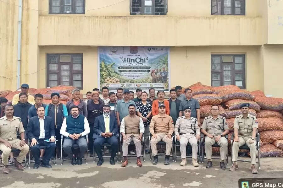 मणिपुर में अफीम के बदले वैकल्पिक खेती को प्रोत्साहित करने में जुटी पुलिस एवं एनसीबी