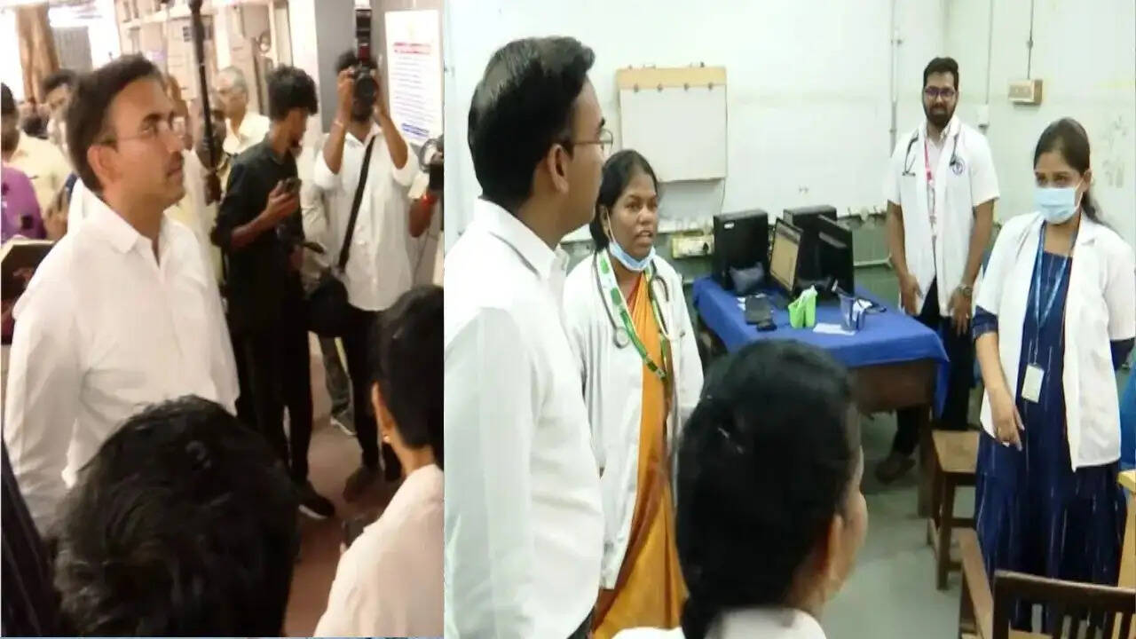 किलपॉक सरकारी अस्पताल में मंत्री का औचक निरीक्षण, रिश्वत लेने के आरोप में चार चिकित्सा सहायक बर्खास्त