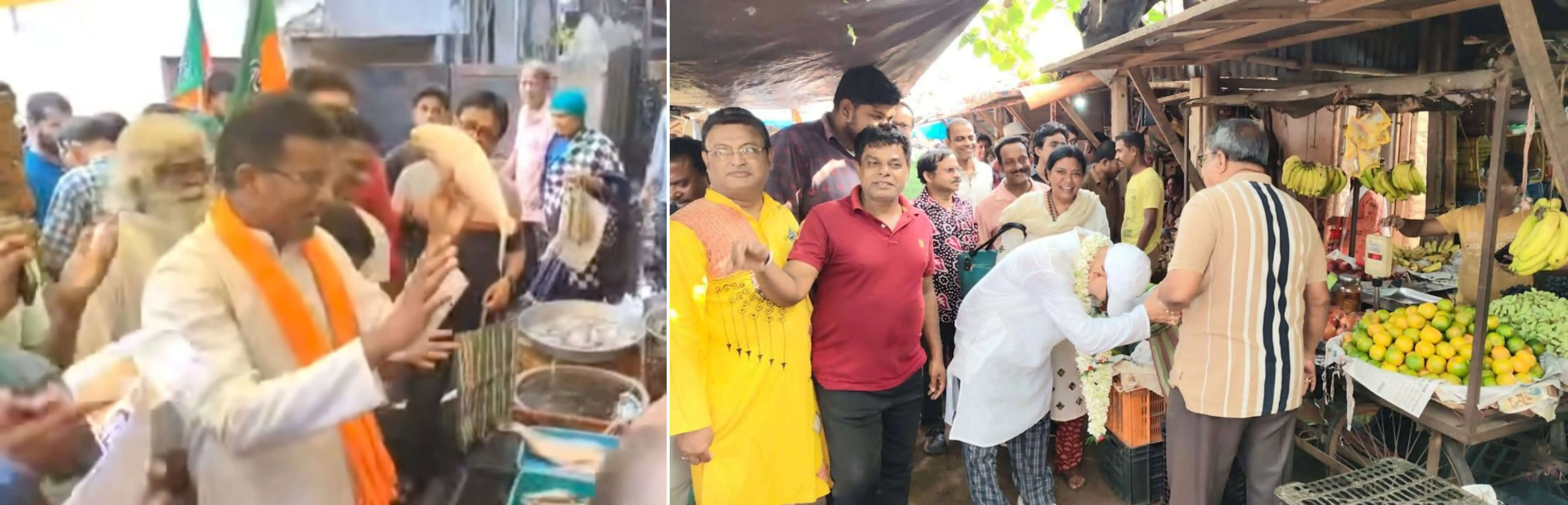 चुनाव 26 : मेदिनीपुर में उम्मीदवारों का जनसंपर्क अभियान सक्रिय