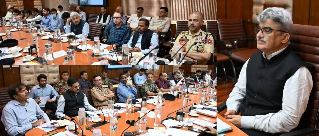 मुख्य सचिव ने श्री अमरनाथ जी यात्रा की सुविधाओं के उन्नयन के लिए सीएपीएफ की सिफारिशों के कार्यान्वयन की समीक्षा की