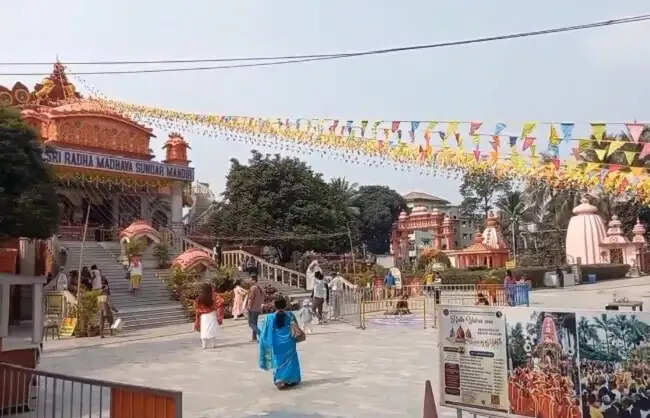 इस्कॉन में कीर्तन मेला की तैयारी शुरू