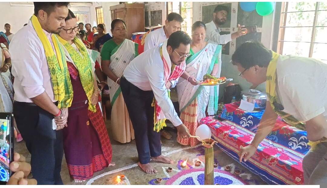 थानादारपारा आंगनबाड़ी केंद्र में आयोजित हुआ आंगन मिलन मेला
