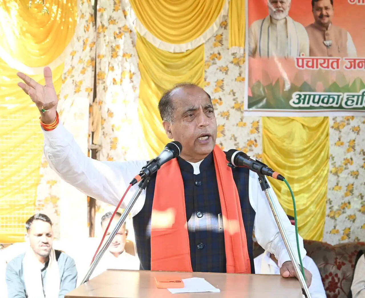 कुर्सी बचाने के लिए गांधी परिवार के पिछलग्गू बने हुए हैं मुख्यमंत्री सुक्खू : जयराम ठाकुर