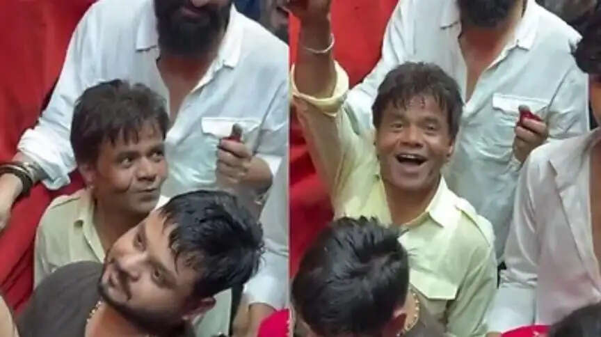 बप्पा का आशीर्वाद लेने लालबागचा राजा पहुंचे राजपाल यादव