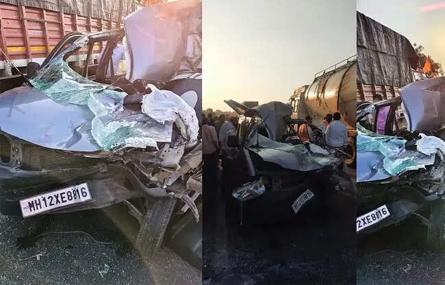 पुणे में दो वाहनों की टक्कर में 3 लोगों की मौत, 3 घायल