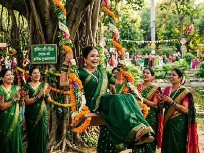 हरियाली तीज: नारी के संकल्प, सौंदर्य और सनातन आस्था का हरित पर्व