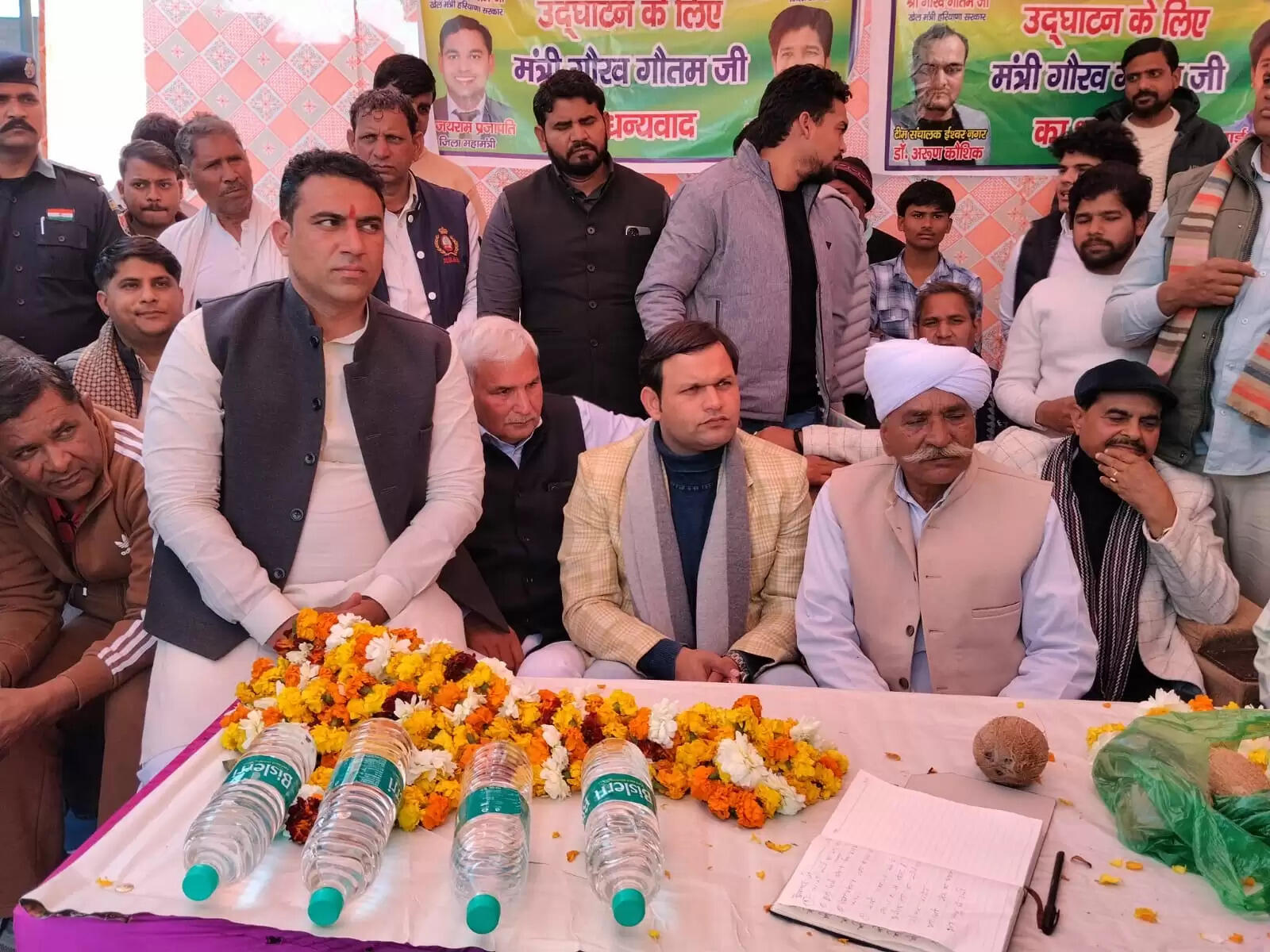 पलवल को मिली नई सडक़ की सौगात, खेल राज्य मंत्री ने किया शिलान्यास