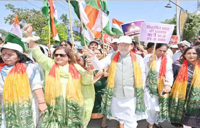 सोनीपत: महिला सशक्तिकरण पदयात्रा से नई राजनीति का आगाज: डा. अरविंद शर्मा