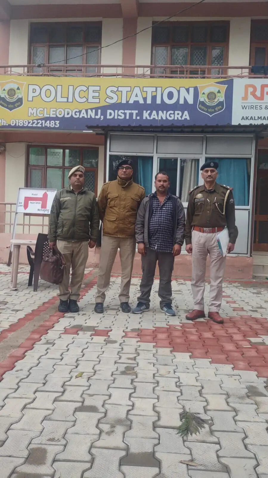 मैक्लोडगंज में 305 ग्राम चरस सहित एक गिरफ्तार