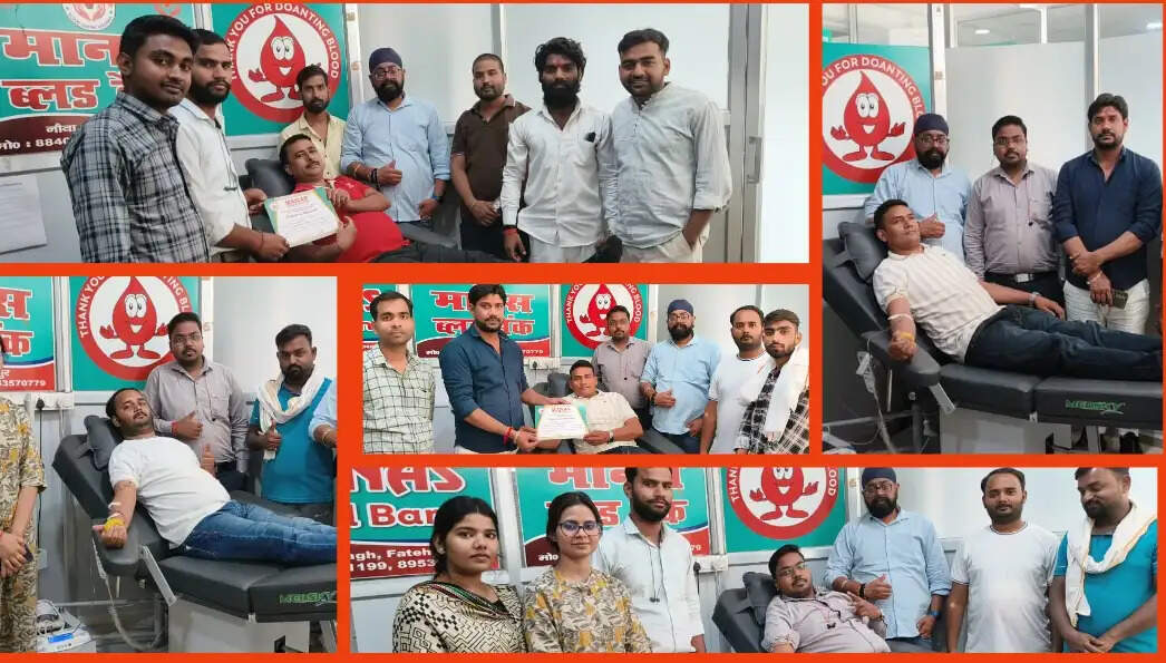 पहलगाम के आतंकी हमले में बलिदान भारतीय नागरिकों को रक्तदान कर दी श्रद्धांजलि