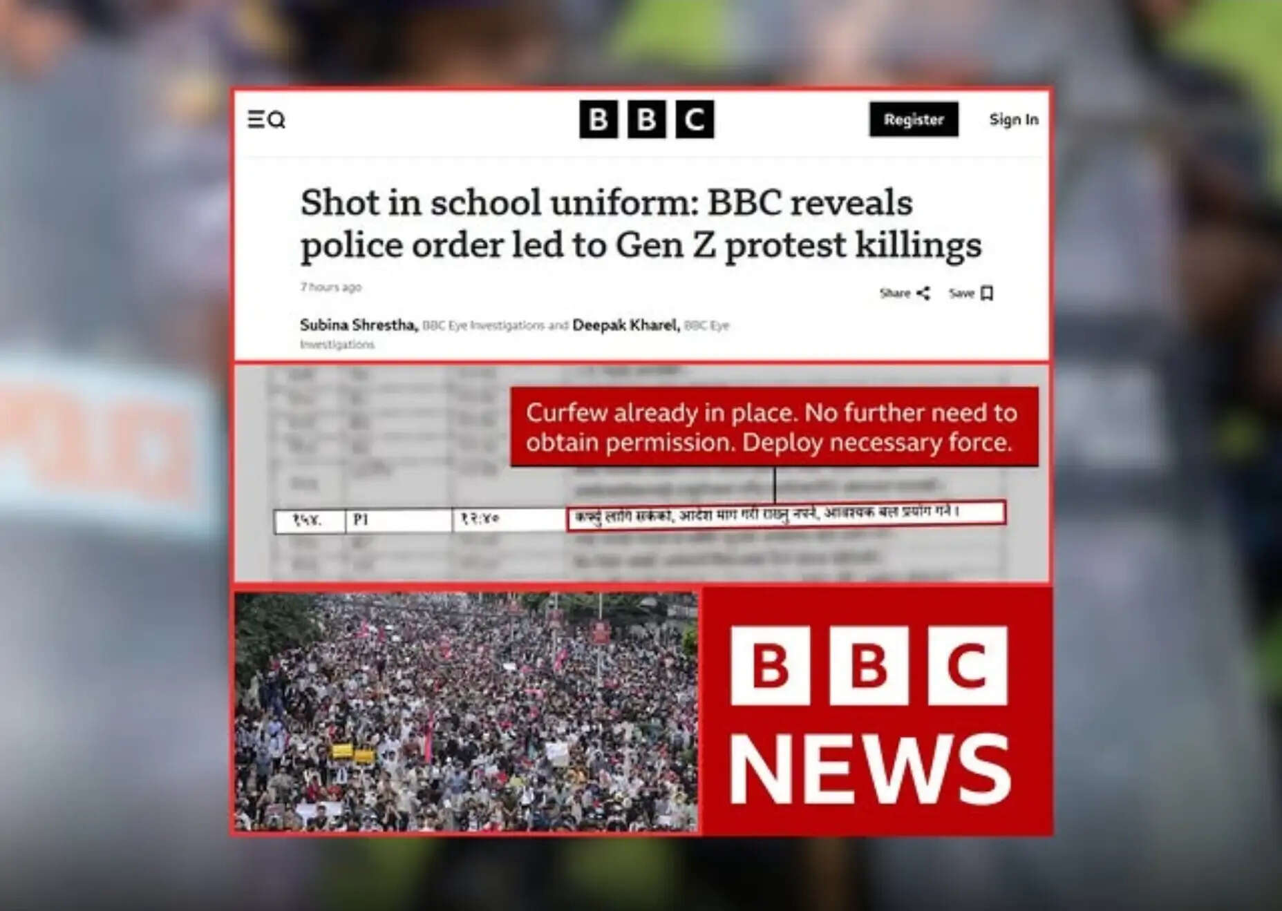 नेपाल में निर्वाचन आयोग ने बीबीसी की विवादित डॉक्यूमेंट्री हटाने के लिए प्रेस काउंसिल को लिखा पत्र