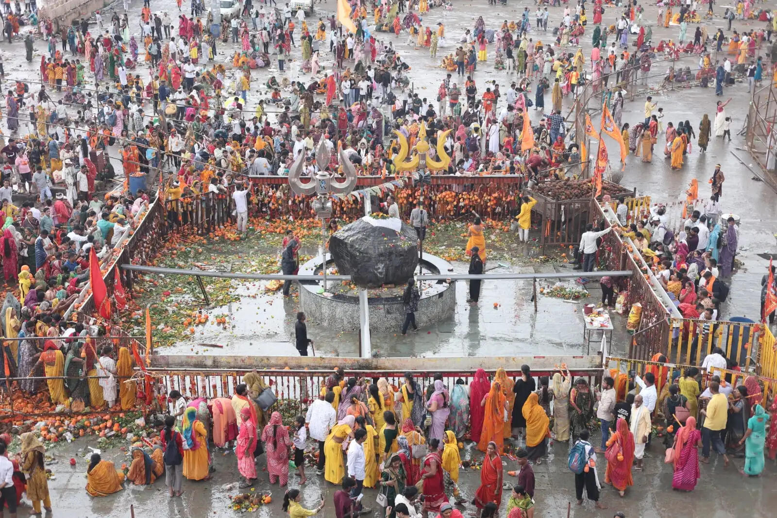 सीहोर : बारिश और धूप के बीच नर्मदापुरम से दौड़ते हुए कुबेरेश्वरधाम पहुंचे डाक कांवड़िए