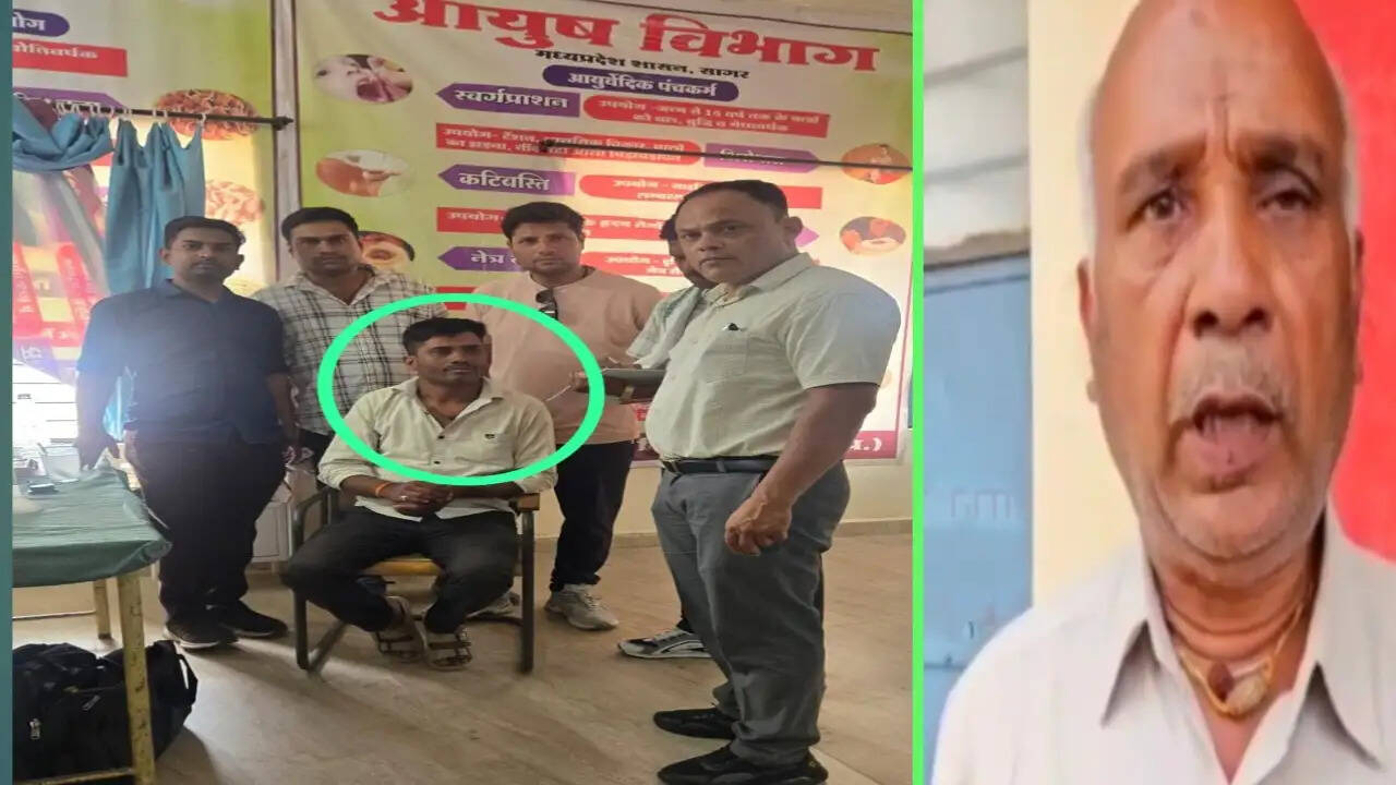 सागर: नामांतरण के बदले 10 हजार रुपये की रिश्वत लेते पटवारी लोकायुक्त के हत्थे चढ़ा