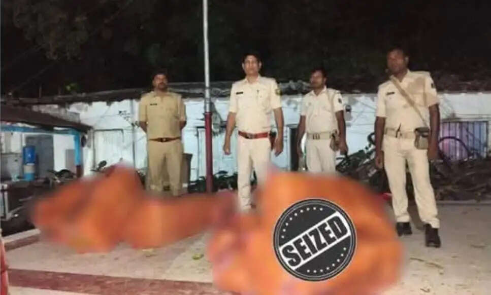 वीरपुर में पुलिस की बड़ी कार्रवाई, 1560 बोतल नेपाली शराब के साथ वाहन जब्त