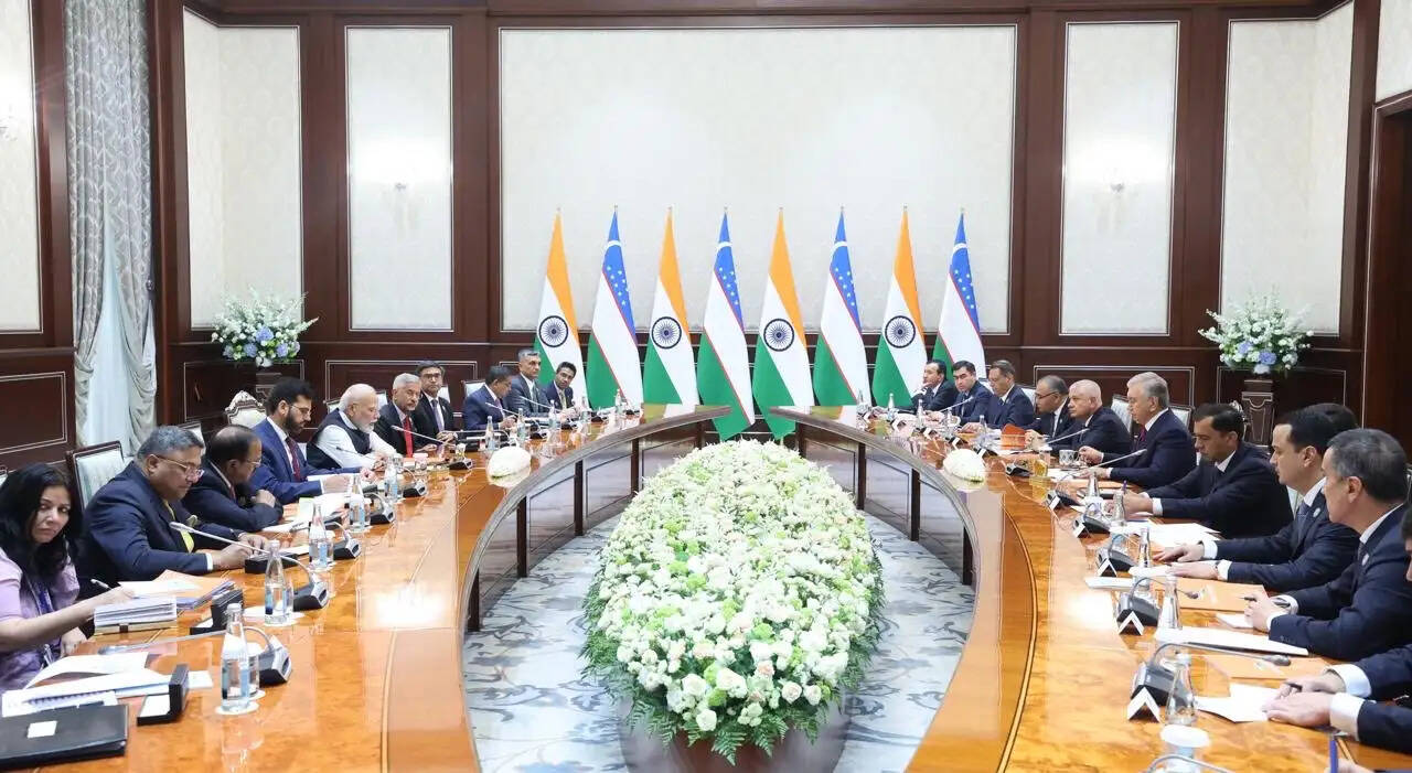 भारत और उज्बेकिस्तान के बीच 11 करार, पांच बड़ी घोषणाएं