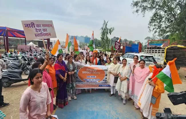 नारी शक्ति वंदन अधिनियम के समर्थन में भाजपा का जनजागरण अभियान