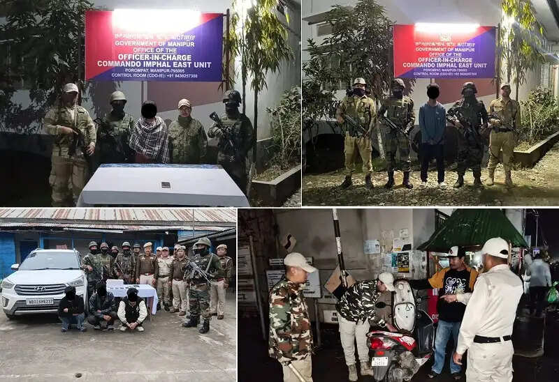 मणिपुर में दो उग्रवादी एवं तीन मादक पदार्थ तस्कर समेत पांच गिरफ्तार