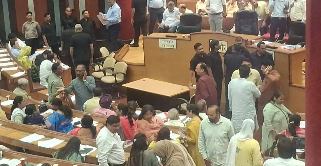 एमसीडी सदन में आआपा पार्षदों का हंगामा, कांग्रेस पार्षद नाजिया दानिश ने साधा निशाना