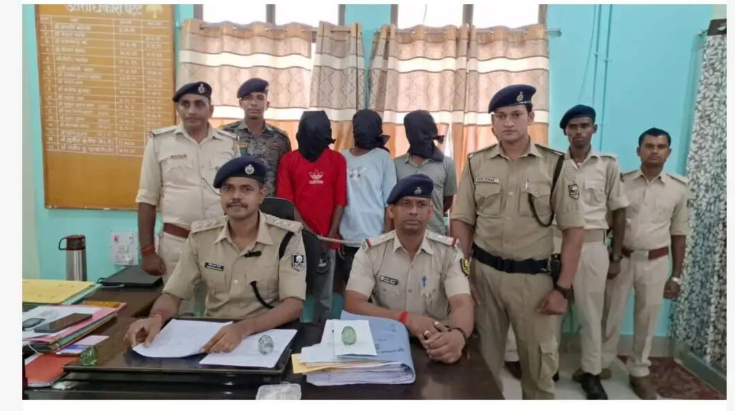 नालंदा जिले में चोरी के मामले में तीन आरोपित गिरफ्तार