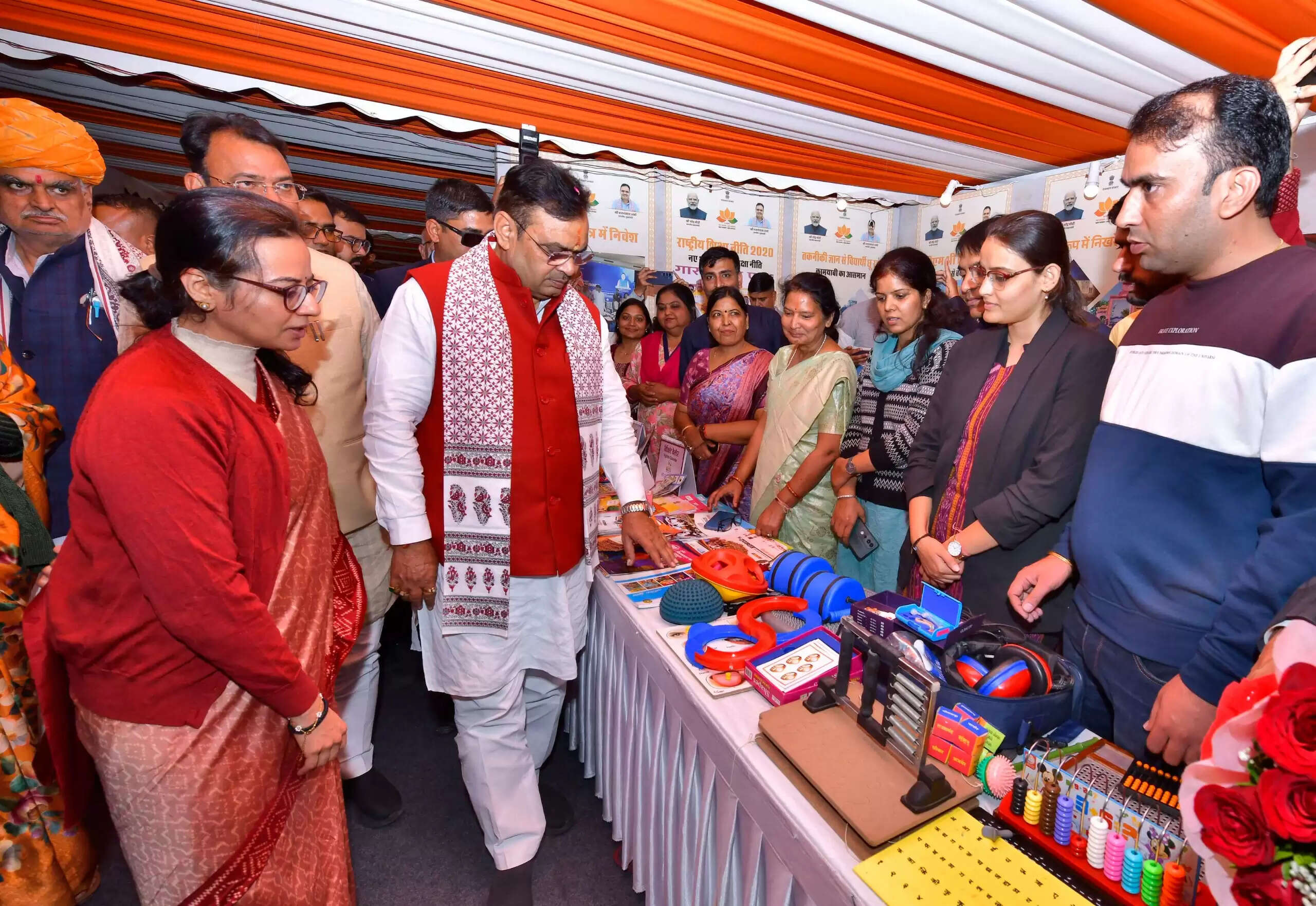 मुख्यमंत्री भजनलाल शर्मा ने राज्य स्तरीय प्रदर्शनी का किया उद्घाटन