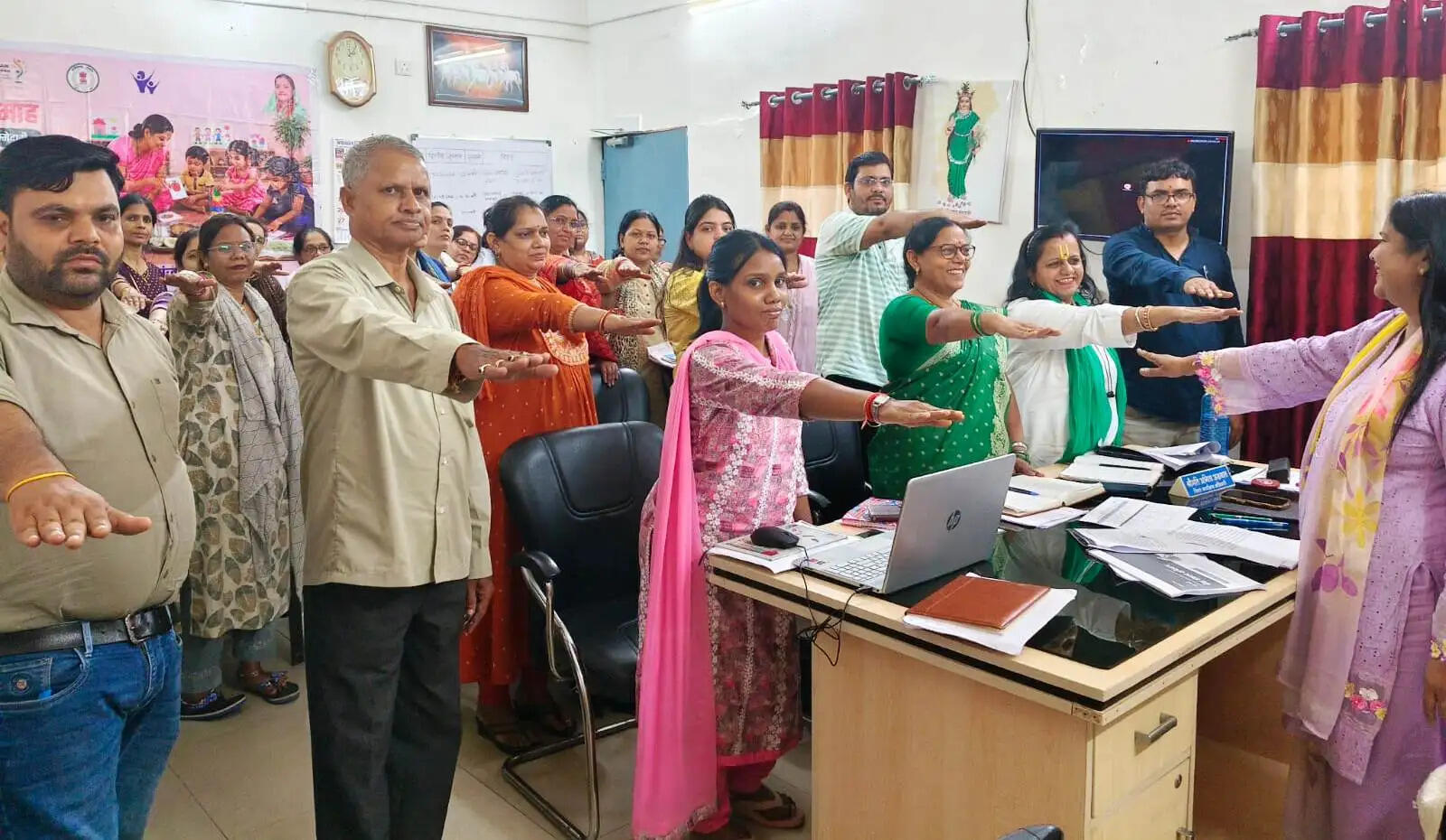 समाचार राष्ट्रीय पोषण माह: वेबकास्टिंग एवं पोषण शपथ कार्यक्रम का किया गया आयोजन