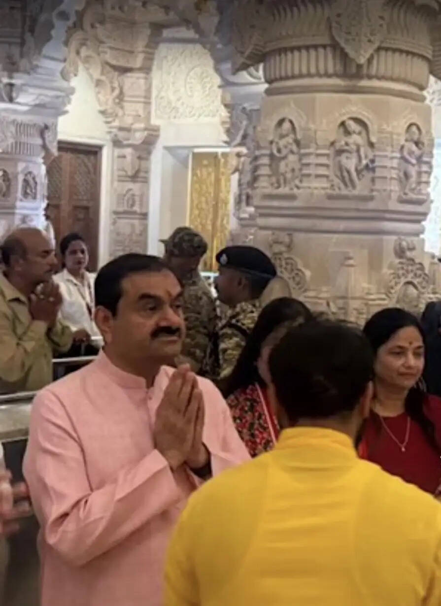 गाैतम अडाणी ने परिजनाें के संग श्रीरामलला के किए दर्शन, गौतम ने बताया भावुक पल