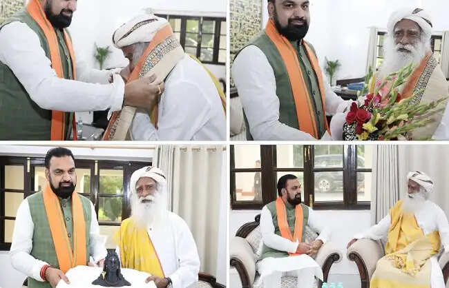 सद्दगुरु जग्गी वासुदेव पटना तीन दिवसीय दौरे पर पटना पहुंचे, मुख्यमंत्री ने किया स्वागत