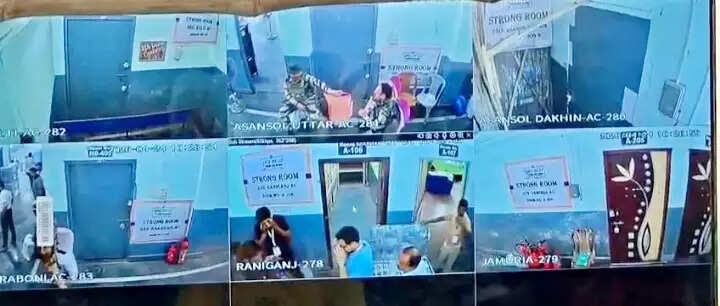 आसनसोल इंजीनियरिंग कॉलेज बना स्ट्रांग रूम, सुरक्षा के कड़े इंतजाम