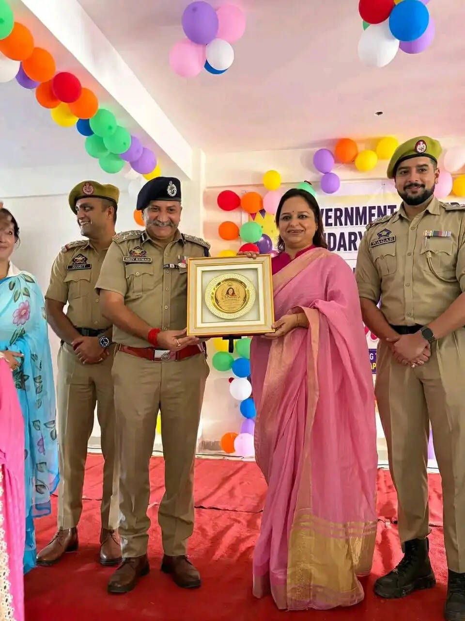 जीएचएसएस गढ़ी में शिक्षक दिवस समारोह, डीआईजी शिव कुमार शर्मा रहे मुख्य अतिथि
