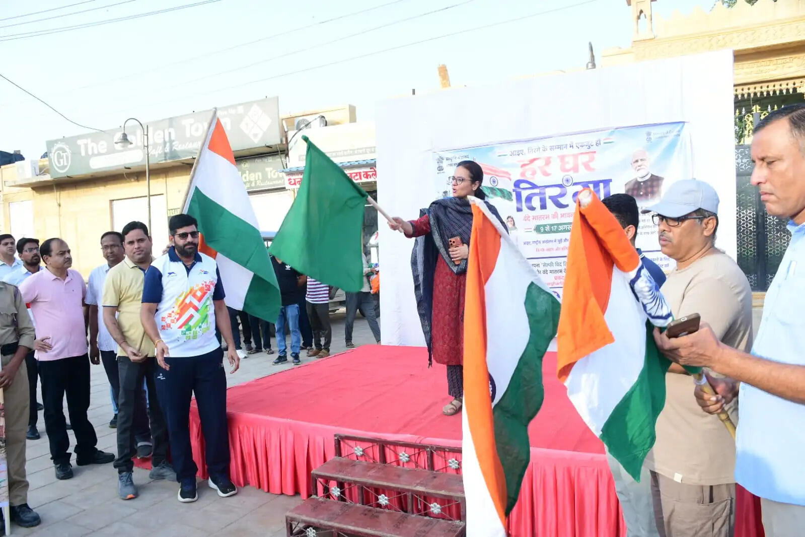 जैसलमेर में तिरंगा रैली का शानदार आयोजन