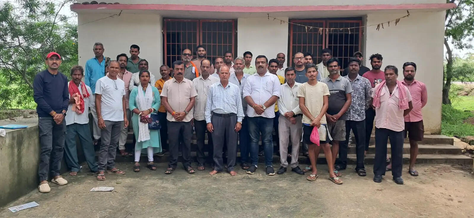 जेएसडब्ल्यू महानदी पावर प्लांट नरियरा: भूविस्थापित पेंशन समिति की मासिक बैठक संपन्न