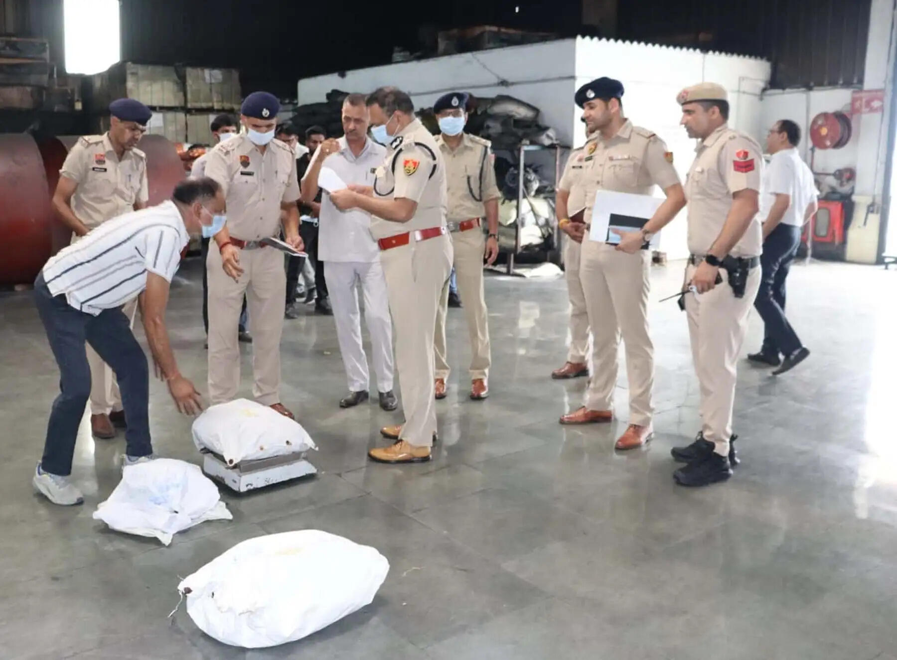 गुरुग्राम पुलिस ने 267 किलो मादक पदार्थ किये नष्ट