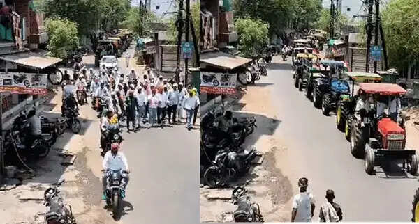 हरदा में किसान क्रांति आंदोलन तेज, 270 गांवों से बड़ी संख्या में ट्रैक्टरों के साथ मंडी पहुंचे किसान